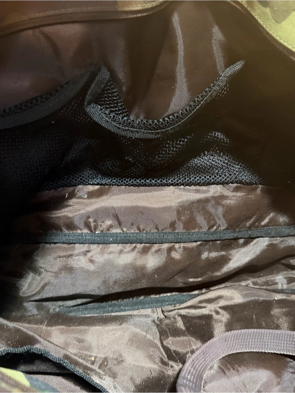 Skip Hop Camouflage Duffel Bag - Green/Brown